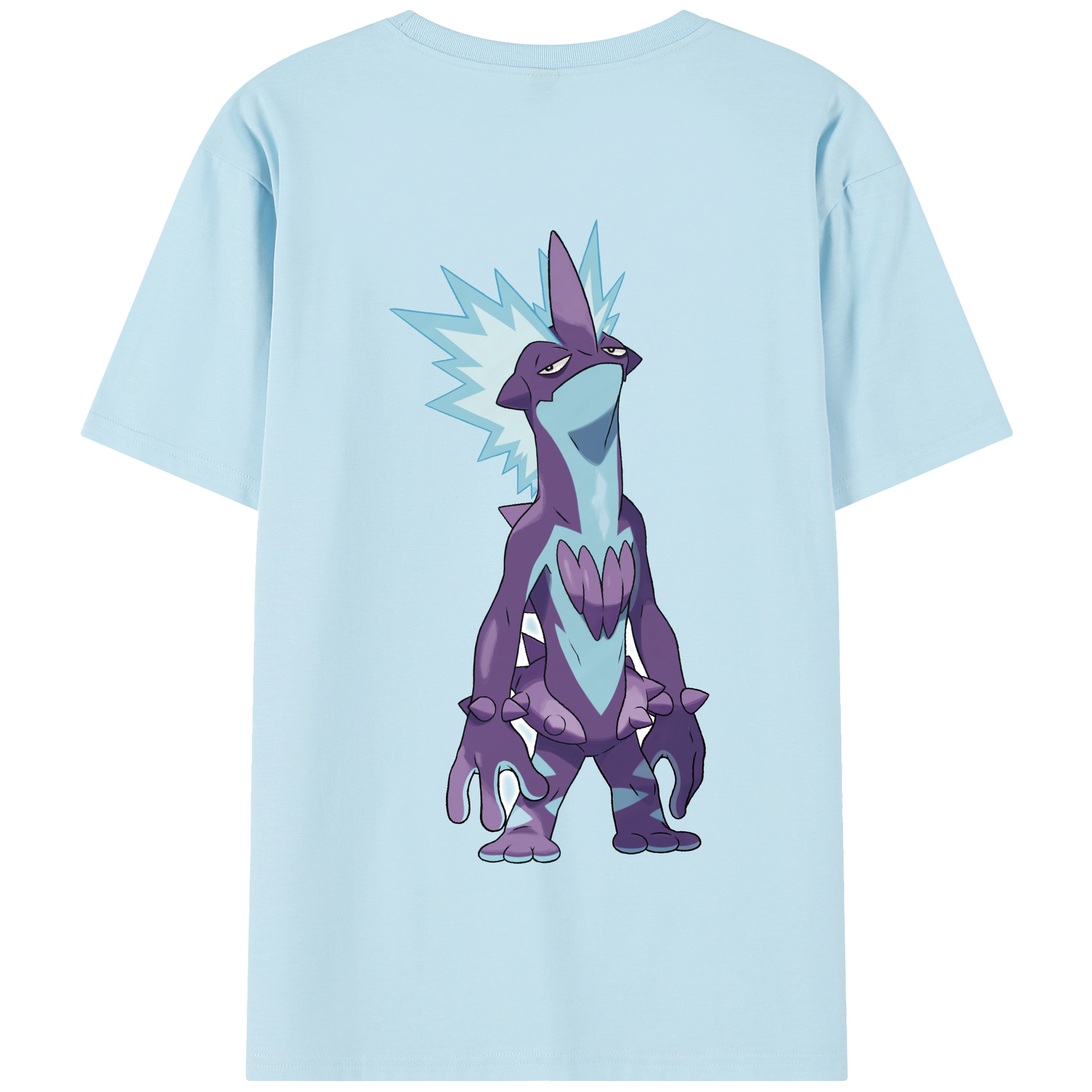（画像用） ポケットモンスター Pokémon 綿100％半袖Tシャツ（背面プリント）